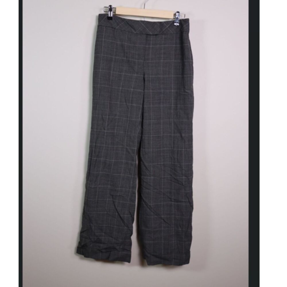 Ann Taylor Women's Plaid Straight Leg Dress Pants Trousers Size 4